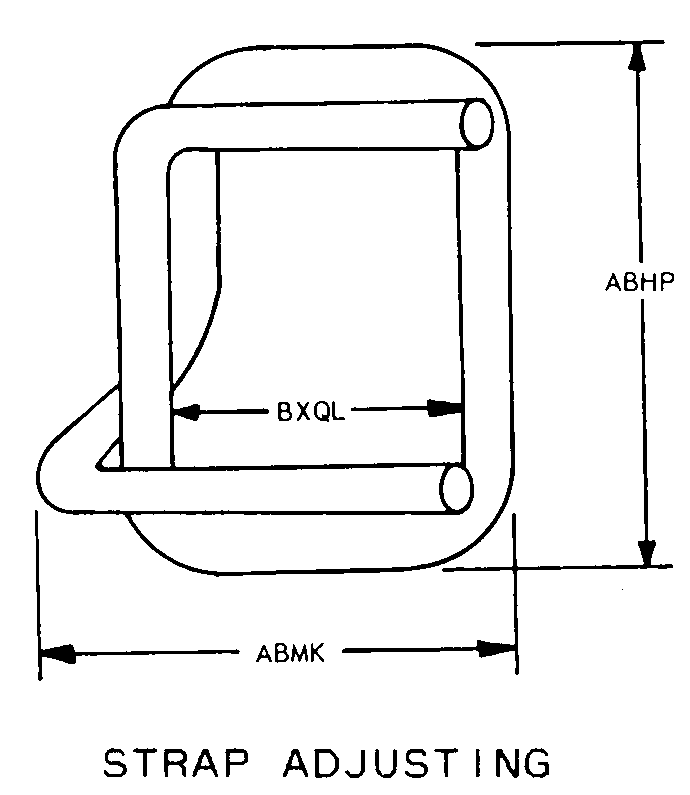 STRAP ADJUSTING style nsn 5340-01-312-0816