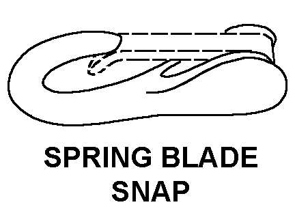 SPRING BLADE SNAP style nsn 1680-01-242-1031