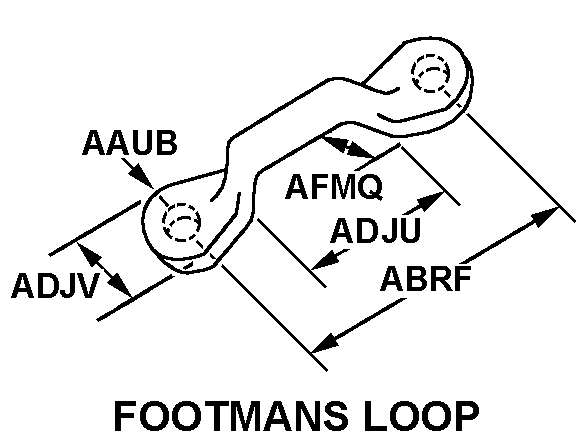 FOOTMANS LOOP style nsn 5340-00-897-2542