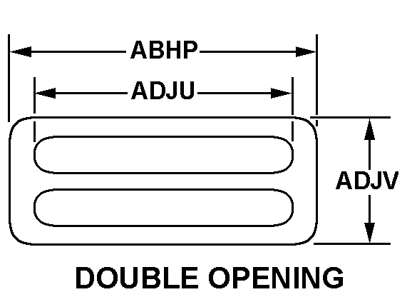 DOUBLE OPENING style nsn 5340-00-168-7112
