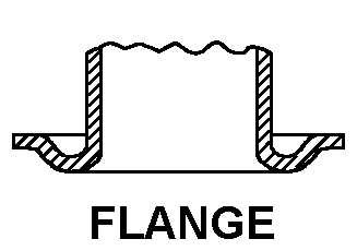 FLANGE style nsn 5340-00-151-9801