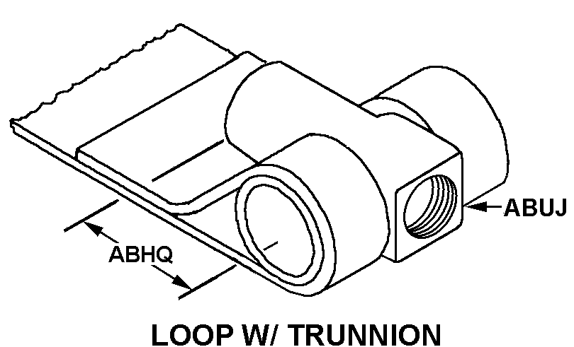 LOOP WITH TRUNNION style nsn 5340-01-246-5435