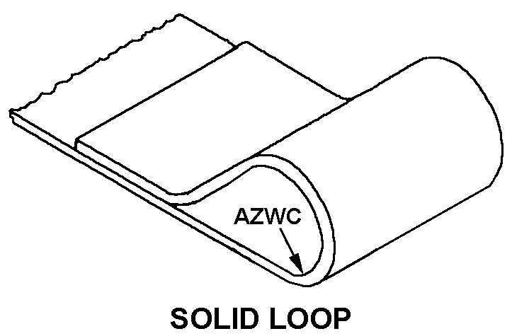 SOLID LOOP style nsn 5340-00-168-6605