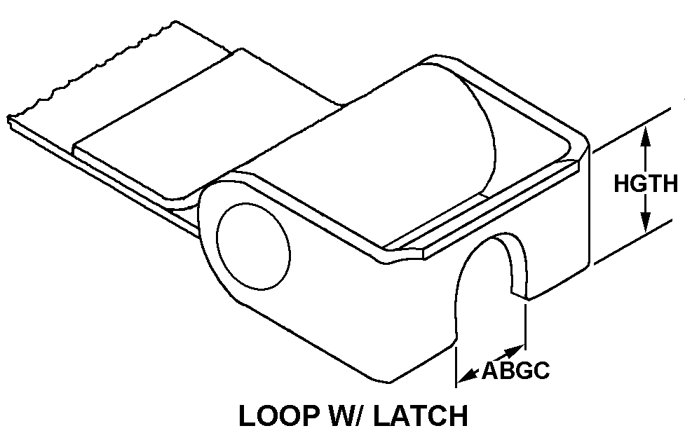 LOOP WITH LATCH style nsn 5340-01-309-7257