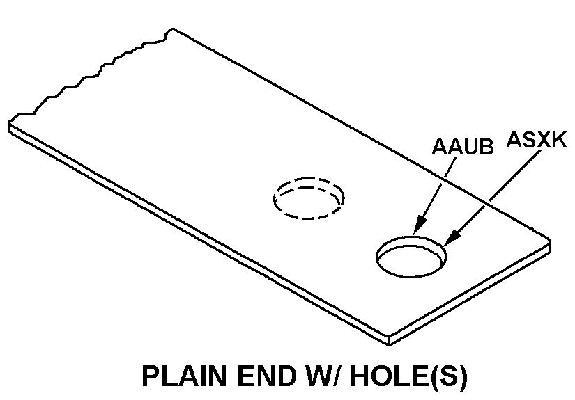 PLAIN END WITH HOLE (S) style nsn 5340-01-620-5082