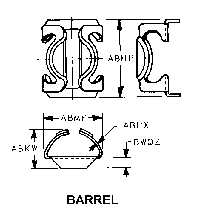 BARREL style nsn 5340-00-722-8740