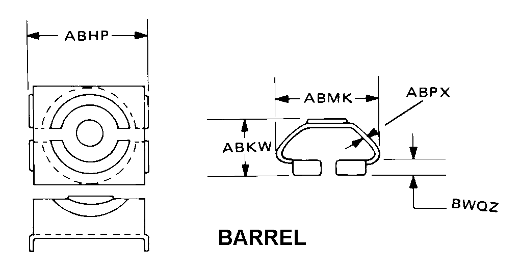 BARREL style nsn 5340-00-788-8385