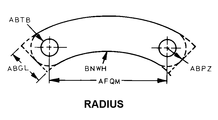 RADIUS style nsn 5340-00-445-0862