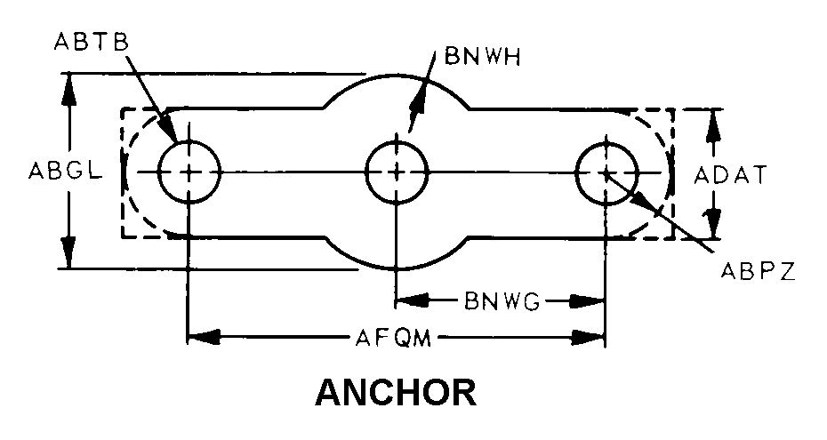 ANCHOR style nsn 5340-00-341-1429