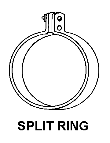 SPLIT RING style nsn 5340-01-321-0627
