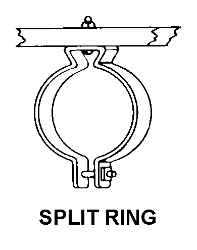 SPLIT RING style nsn 5340-01-190-6244