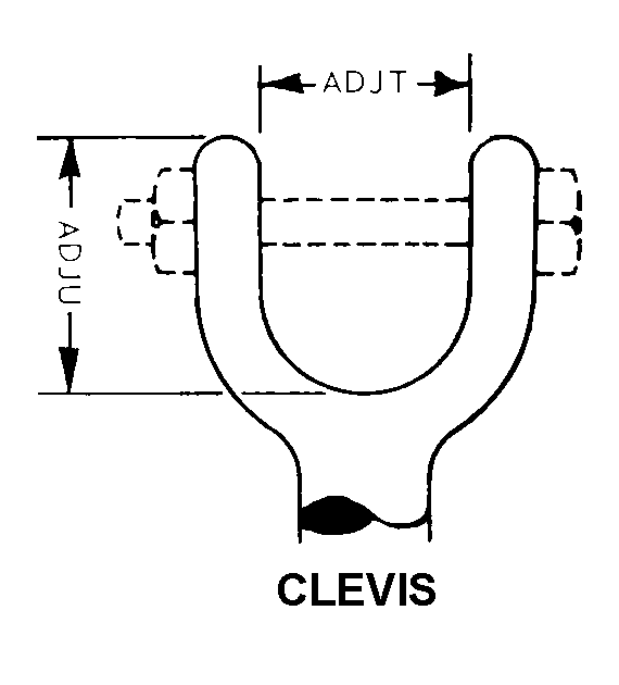 CLEVIS style nsn 5340-00-021-5329