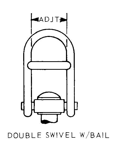 DOUBLE SWIVEL W/BAIL style nsn 5340-01-536-6483