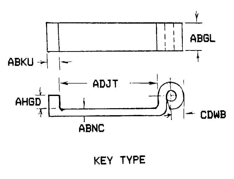 KEY TYPE style nsn 5340-01-435-9531