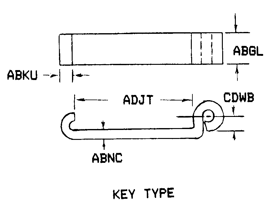 KEY TYPE style nsn 5340-01-435-9531