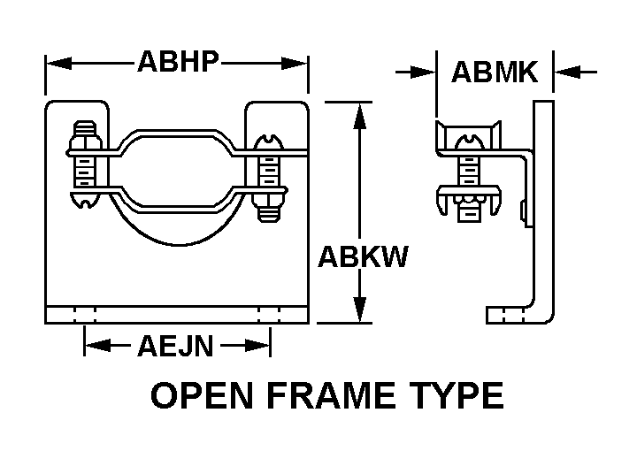 OPEN FRAME TYPE style nsn 5935-01-209-2284