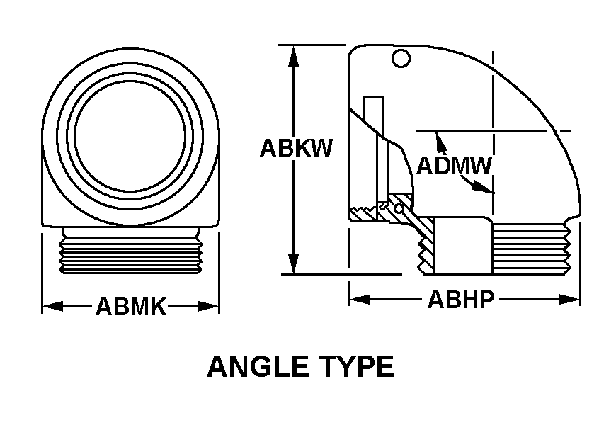 ANGLE TYPE style nsn 5935-00-730-1560