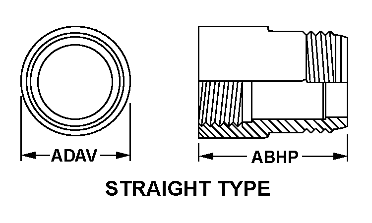 STRAIGHT TYPE style nsn 5935-01-024-7964