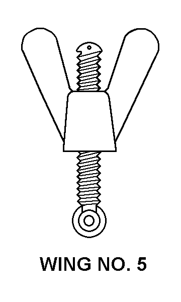 WING NO. 5 style nsn 5340-01-034-5222