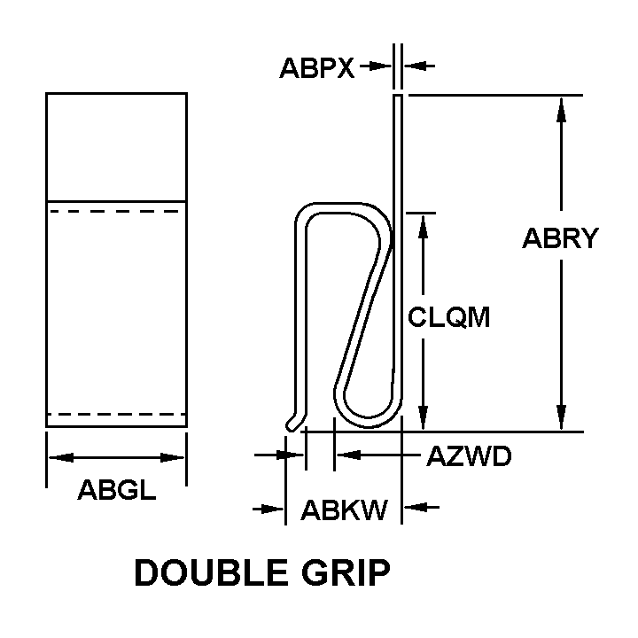 DOUBLE GRIP style nsn 5340-01-482-8937