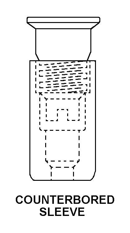 COUNTERBORED SLEEVE style nsn 5340-00-526-2562