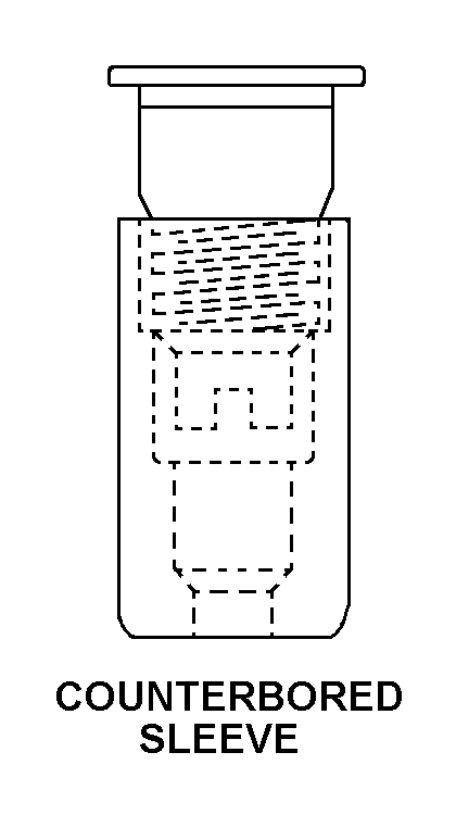 COUNTERBORED SLEEVE style nsn 5340-00-530-7990