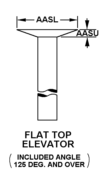 FLAT TOP ELEVATOR style nsn 5340-00-953-8825