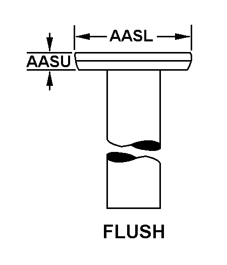 FLUSH style nsn 5340-00-921-0662