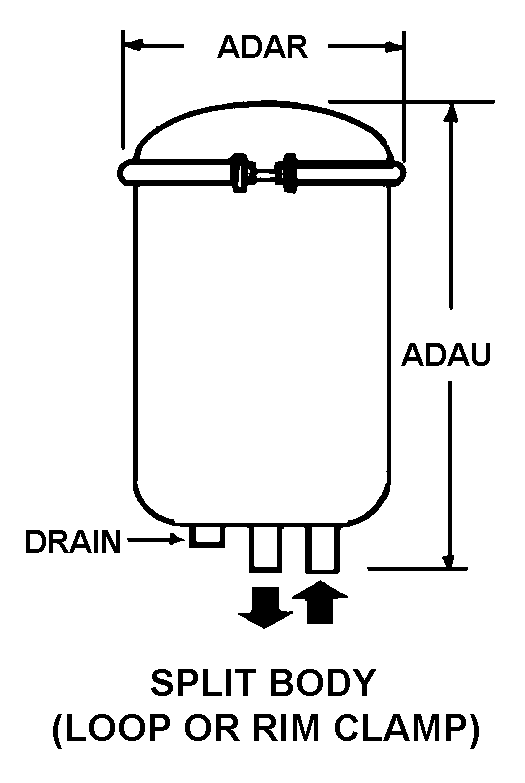 SPLIT BODY (LOOP OR RIM CLAMP) style nsn 4330-01-399-6781