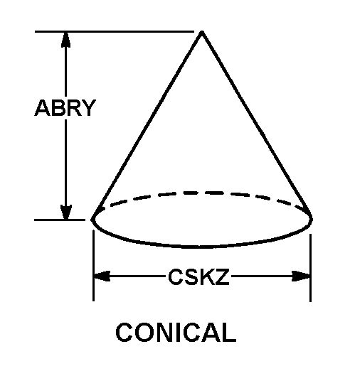 CONICAL style nsn 4730-01-396-5204