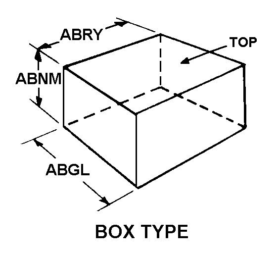 BOX TYPE style nsn 4730-00-345-8601