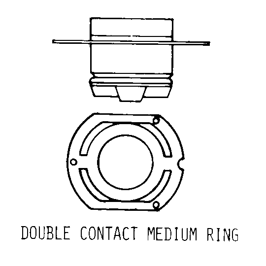 DOUBLE CONTACT MEDIUM RING style nsn 6240-00-519-1178
