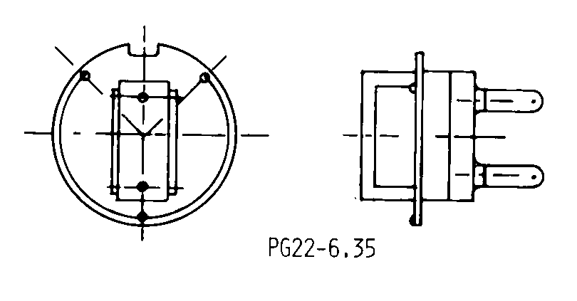 PG22-6.35 style nsn 6240-01-617-7556