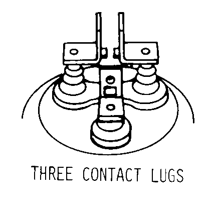THREE CONTACT LUGS style nsn 6240-00-752-2424