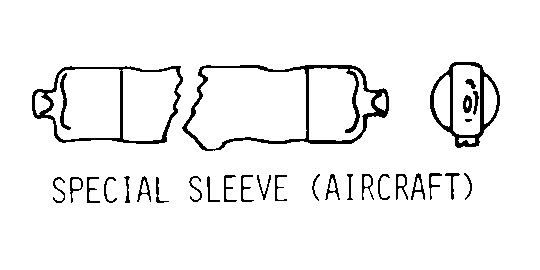 SPECIAL SLEEVE (AIRCRAFT) style nsn 6240-00-045-7173