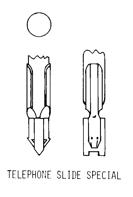 TELEPHONE SLIDE SPECIAL style nsn 6240-00-027-3420