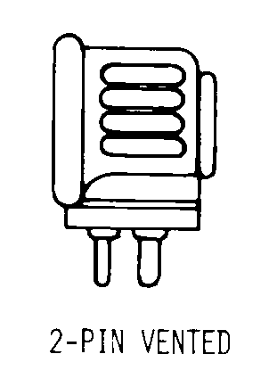 2-PIN VENTED style nsn 6240-01-093-3226