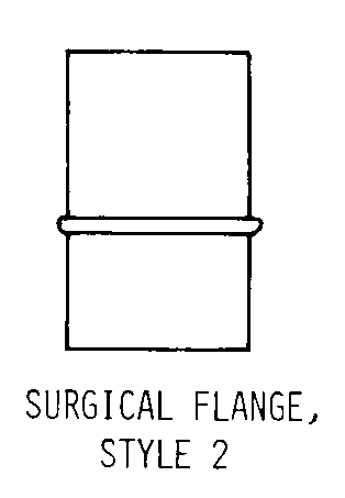 SURGICAL FLANGE, STYLE 2 style nsn 6240-00-797-2800