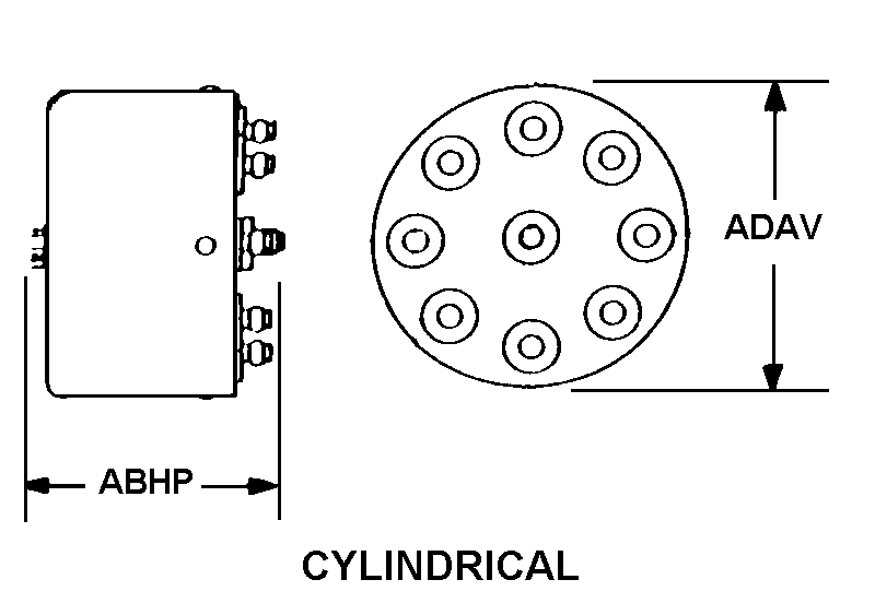 CYLINDRICAL style nsn 5985-01-123-5248