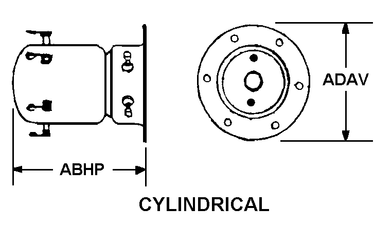 CYLINDRICAL style nsn 5985-01-583-5597