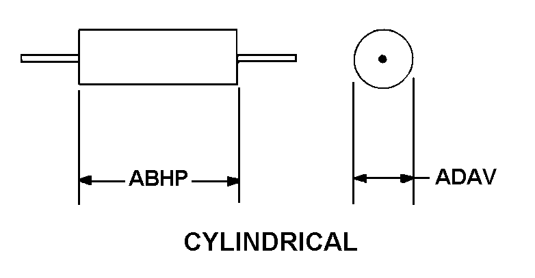 CYLINDRICAL style nsn 5985-00-044-4809