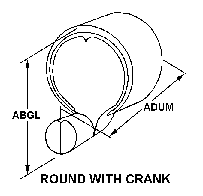 ROUND WITH CRANK style nsn 5355-01-341-4780