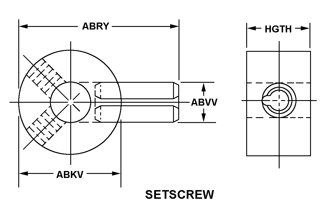 SETSCREW style nsn 5355-01-417-9226