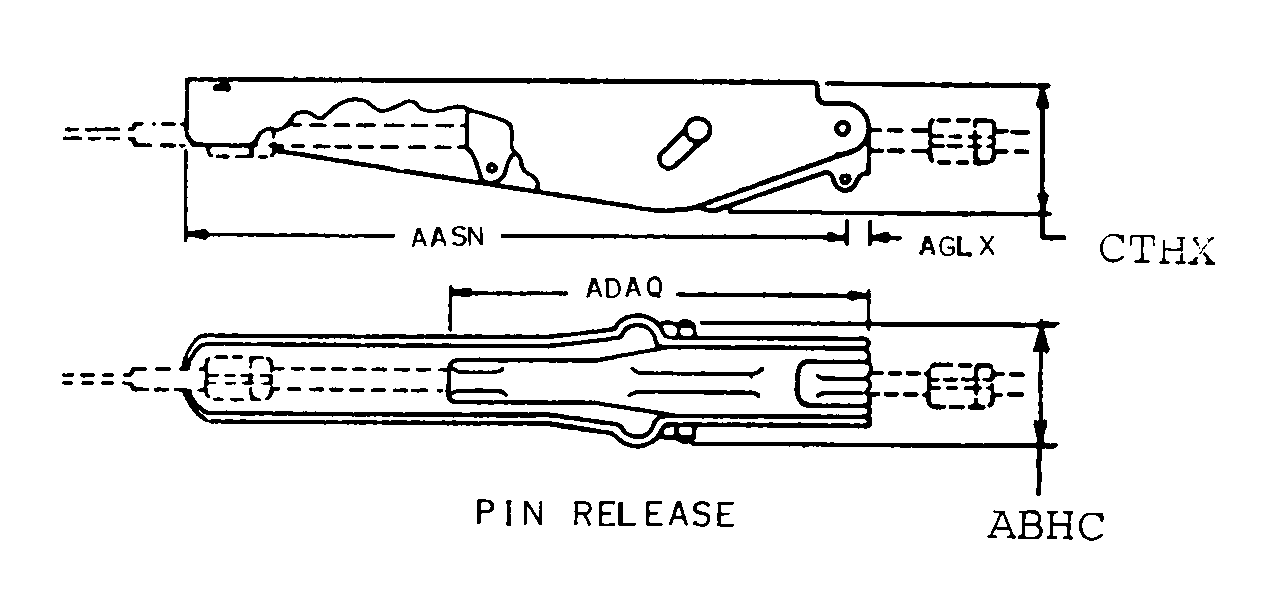 PIN RELEASE style nsn 4030-00-300-3664