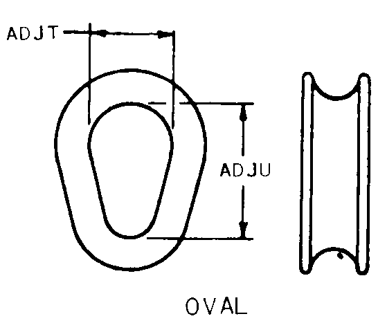 OVAL style nsn 4030-00-264-6490