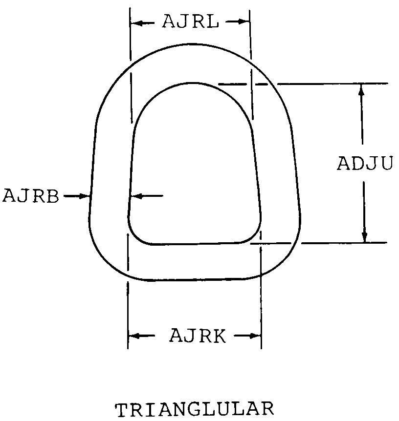 TRIANGULAR style nsn 4010-01-293-6722