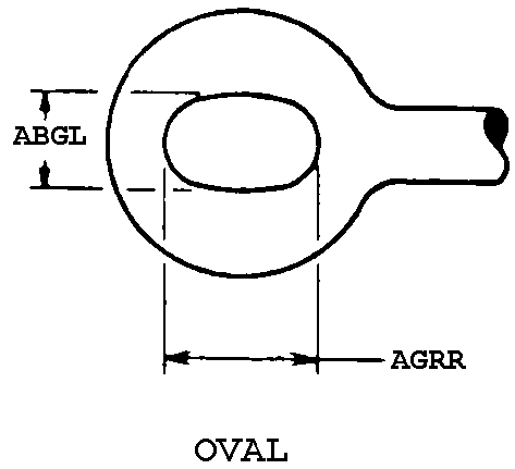 OVAL style nsn 4030-01-162-9259