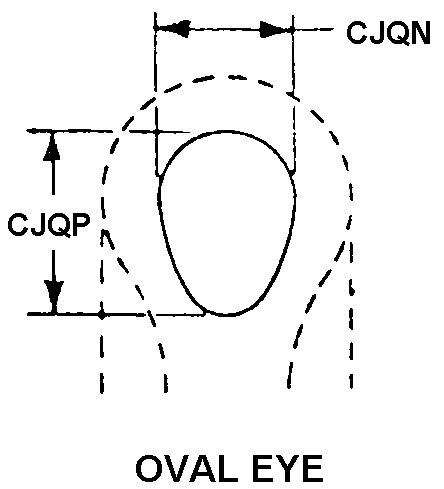 OVAL EYE style nsn 4030-00-497-7203