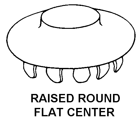 RAISED ROUND FLAT CENTER style nsn 5340-00-205-5283