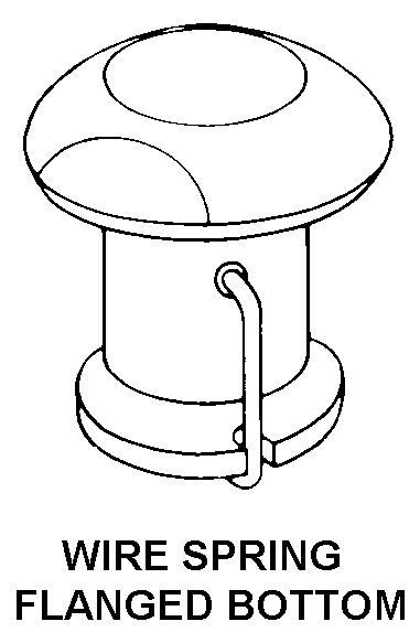 WIRE SPRING FLANGED BOTTOM style nsn 5340-01-185-4958